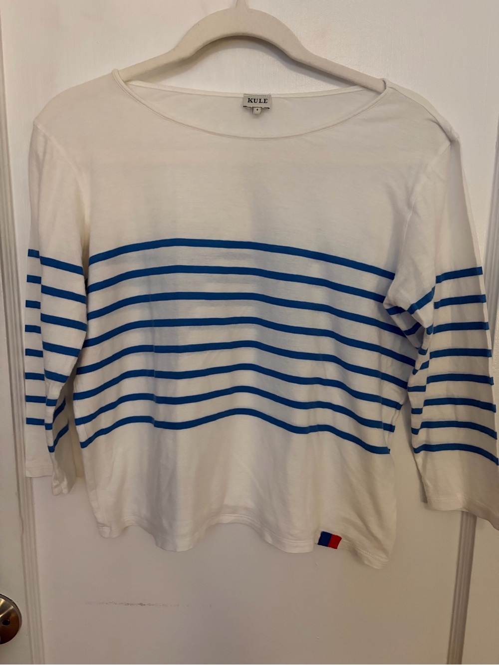 KULE Cream Tee with Black Logo